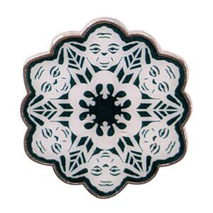 Star Wars Disney Pin: Yoda Snowflake